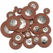 Brown Professional Alto Saxophone Pads Set Of 25pcs Woodwind Sax Pads Accessory