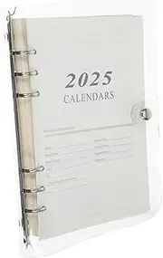 LAPYAPPE Creative Notepad Planner Portable Binder with Transparent Cover for Daily Work and Academic Planning Inner for Taking