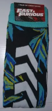 FAST & FURIOUS CREW SOCKS SIZE 6-12