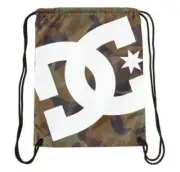RARE! New DC Shoes Co CAMO String Cinch Backpack Book Bag S217 S191