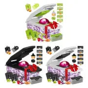 18 In 1 Fruit Vegetable Slicer Cutter Food Onion Veggie Dicer Chopper Kitchen