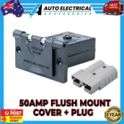 50A Anderson Flush Mount Slim Cover Assembly with Anderson Plug Weather Proof