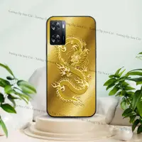 在飛比找蝦皮購物優惠-適用於 Oppo A57 4G 的 3d 龍印玻璃保護殼 -