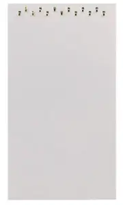 13 Hooks White Necklace Display Easel Stand
