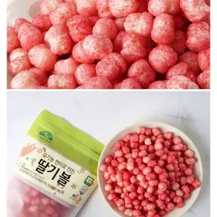 🎀 韓國空運🇰🇷現貨 現貨-Organic story有機糙米球 草莓/香蕉/藍莓65g