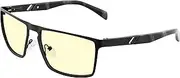 GUNNAR Fremont Blue Light Blocking Glasses, Premium Computer and Gaming Glasses, Black, 59mm