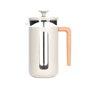 La Cafetiere Pisa 8-Cup 1L Stainless Steel/Glass Coffee French Press (Latte)
