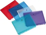 Liderpapel Folder Dossier Brooch 36669 Polypropylene Din A4 Pack of 5 Col.Assorted Transparent Multidrill