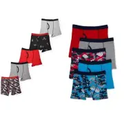 Boys' Wonder Nation Boxer Briefs Underwear 5 Pk 2 Prints Sizes M-L NEW