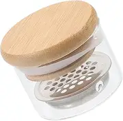 MERRYHAPY Acrylic Nail Tools Set Glass Nail Dish Cup with Lid Nail Dappen Dish Nail Dish Bowl with Stainless Steel Mesh for Nail Art and Manicure