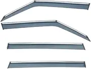 STIDPFZX Window Visor Rain Guard Side Window Deflector Weather Shield Compatible for Skoda -Yeti 2009 2010 2011 2012 2013 2014 2015 2016 2017