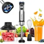Immersion Blender 5 in 1 Hand Blender, Electric Blender Max 1000W Heavy Duty ...