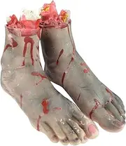 harayaa Halloween Party Decorations - Realistic Props for Role Play and Cosplay, Feet Black