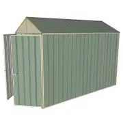 Build-a-Shed 1.5 x 3.0 x 2.3m Double Hinged Door Gable Shed - Green