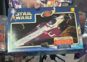 Star Wars Attack Of The Clones Obi-Wan Kenobi’s Jedi Starfighter Hasbro 2002 NIB