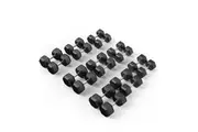 10-30kg Rubber Hex Dumbbell Set