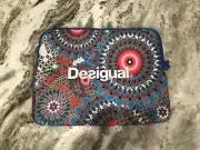 Desigual Laptop Sleeve Computer Tablet Case Boho Medallion 13” Zippered NEW