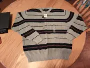 •Dockers• Recode Gray/Red/Blue Sweater Men's Size XL Brand New ..#067