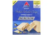 Atkins Protein Wafer Crisps Lemon Vanilla - 5 Bars (36g each)