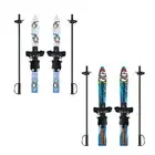 Snow Short Skis Snowblades and Poles Snowboard with Bindings Kids Ice Skates