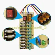 NEW DC power distribution 9-way PCB board terminal block for switching power
