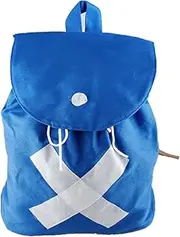 [MIUNIKO] Unisex Anime Cosplay Tony Chopper Blue Canvas School Backpack One Piece Shoulder Bag, Blue, One Size, Traveling
