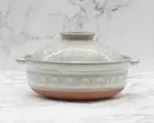 Banko-yaki Silvermine Hanasanshima 6 Go Donabe (earthenware pot) fo From Japan