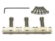 Graph Tech Vintage Tele Saddle Set Tusq String Saver White