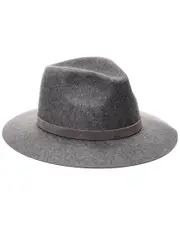 Phenix Felt Short Brim Suede-Trim Fedora