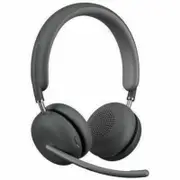 Logitech Zone Wireless 2 Wired/Wireless Over-the-head Stereo Headset - Graphite - Microsoft Teams Certification