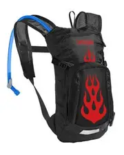 CamelBak Mini M.U.L.E. Hydration Bag 1.5L Black/Flames