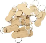 FOYTOKI 15Pcs Trolley Tokens with Key Rings and Portable Keychain for Trolley Supplies Convenient Openers and Carts