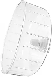Totority Exercising Hamster Wheel Silent Transparent Rat Wheel for Chinchillas Squirrels Mice Durable Pet Exercise for Healthy Growth and Interactive Fun