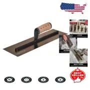 Premium 0.7MM Flat Drywall Trowel with Triple-Hardened Blade & Aluminum Handle
