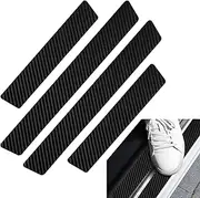 Door Sill Protector, 4PCS Automotive Anti-Collision Strip for Door Edge, Threshold Protection Step Dust Shield Cover, Universal Car Exterior Accessories
