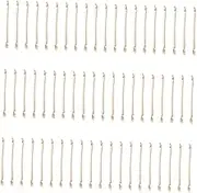 HAPINARY 200pcs Eardrop Connection Rod Earring Accessories Hoop Stud Clip Jewelry Women Gold Tragus Piercing Parts