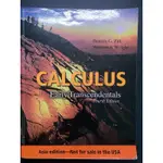 二手書 CALCULUS EARLY TRANSCENDENTALS 4 EDITION 大學 微積分 商用 教科書