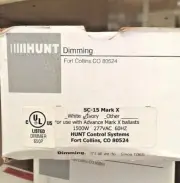 Hunt Light Dimmer SC-15 Mark X (ivory)