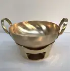 Thai Traditional Wok Brass 6.5 in &Stove 5.5 in Burner Set for Food Dessert X 20