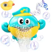 Octopus bubble making baby bath toy with Thermometer duck floating bath toy set