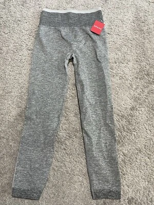 SPANX Leggings 50285R Women’s Small Seamless Sculpt Spacedye Cloudy Gray NWT