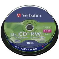 在飛比找PChome商店街優惠-VERBATIM 威寶 空白光碟片 SERL CD-RW 4