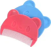 ANDRESLAD 2pcs Comb Boy Comb Fine Hair Combs Newborn Comb Grooming Kit Combs for Hair Cradle Cap Comb for Babies Comb Cute Hair Combs Bassinets Plastic