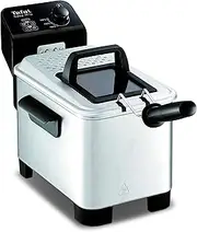 Tefal Deep Fryer Easy Pro, Stainless Steel, 3L capacity, 1.2kg, 4 Portions, 2100W, Semi Pro, Kitchen Fryer, Compact, Chips, Easy Cleaning, FR333040