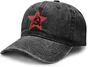 [Source Point] Communist USSR Hammer Sickle Unisex Adult Baseball Hat Cowboy Cap Snapback