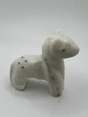 Zuni Jett Horse Pony FETISH​ by Zuni Herbert Halate White 4462