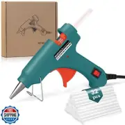 Hot Glue Gun Kit with 32 Glue Sticks, Fast Preheating Hot Melt, Mini Glue Gun