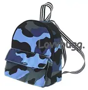 Blue Camo Backpack for American Girl 18" Doll Accessory & Baby FREESHIP ADDS!