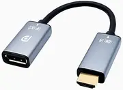 CORN 1ft HDMI to DisplayPort Adapter 4K@60Hz High Speed HDMI Male to DP Female Converter Cable Compatible for PC Graphics Card Laptop Mini NS PS5/4 Xbox One/360