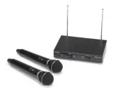 Stage 200 Dual-Channel Handheld VHF Wireless System with Two Q6 Dynamic Micro...